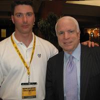 the Late John Keane with Senator McCain