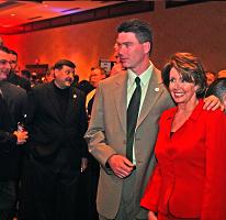 the Late John Keane with Speaker Pelosi